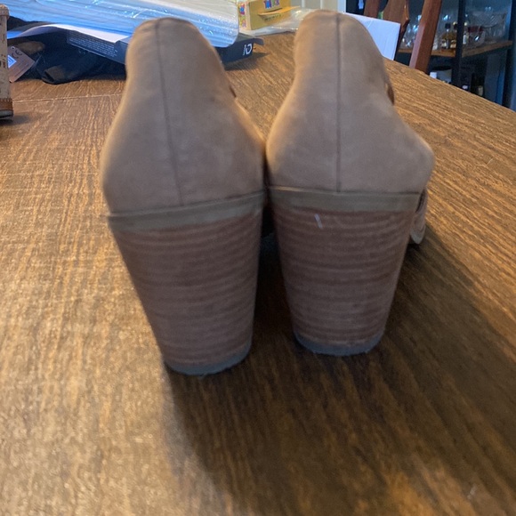 SUSINA Suede Ankle Boots w Open Toe, 7.5 - Picture 5 of 8